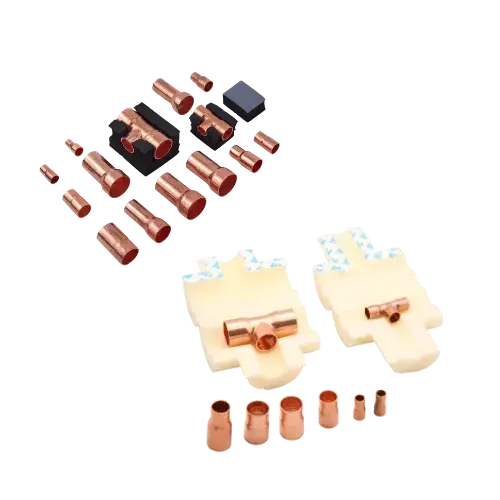 Copper Tee Fitting VRF Copper Piping | Easy to mount